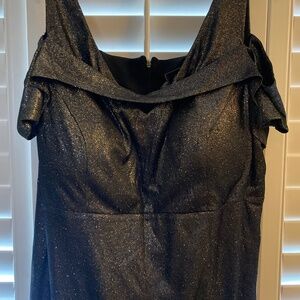 Black/Silver Shimmer Dress